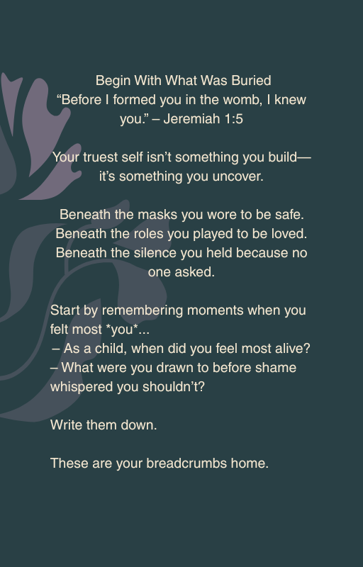 Who God Created You to Be
