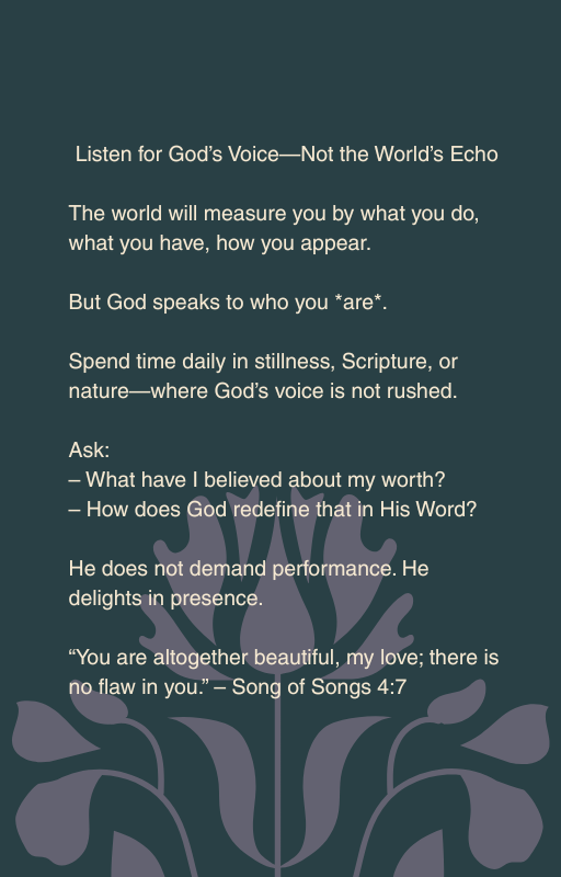 Who God Created You to Be