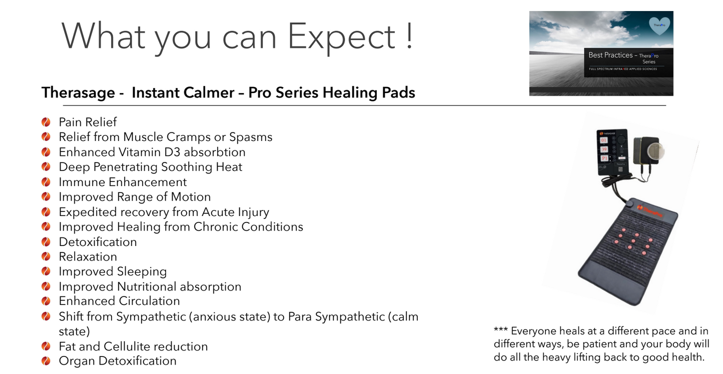 Therapro Large PEMF/Infrared/Red Light Pad 110 Volt only